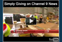 Simply Giving on Channel 9 News